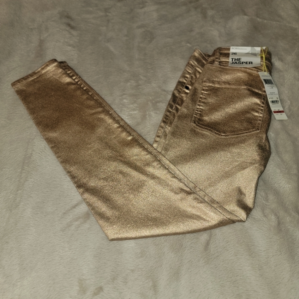 Bebe Rosegold Pants